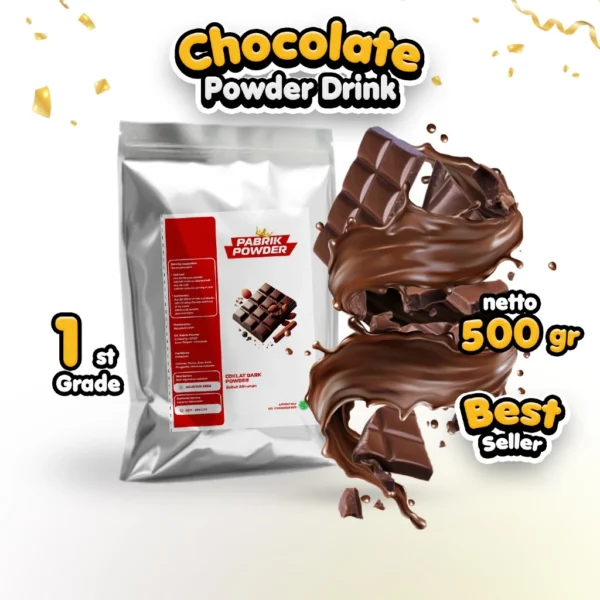 Powder Coklat 500 gr - Grade 1, Chocolate Powder Drink, Bubuk Minuman Cokelat