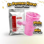 Powder Es Permen Karet Pink, Merah Muda, Bubuk Minuman