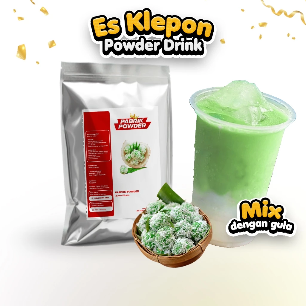 id-11134207-7rasc-m5h0fpw7w0sm031.webp Powder Es Klepon, Minuman Klepon Tradisional Unik dan Khas - Gambar 1