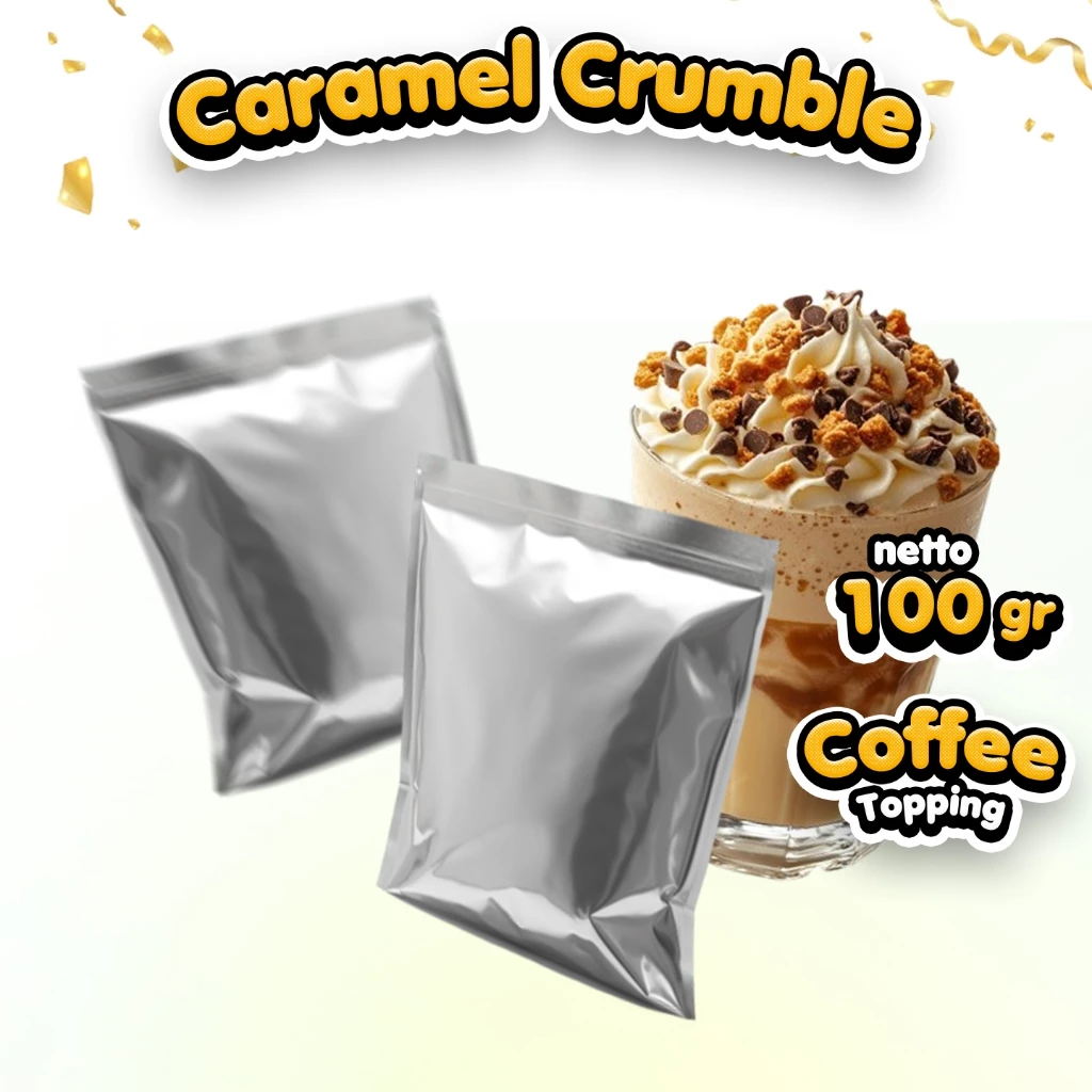 id-11134207-7rash-m4pwkpela7iueb1.webp Share: Caramel Crumble 100 Gram, Topping Salt Caramel Coffee - Gambar 1