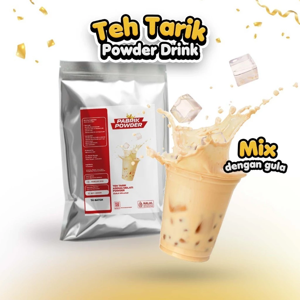 id-11134207-7rbk1-m948xwvb8foe611.webp Powder Teh Tarik Aroma Melati , Bubuk Minuman - Gambar 1